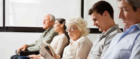 patients in waiting room