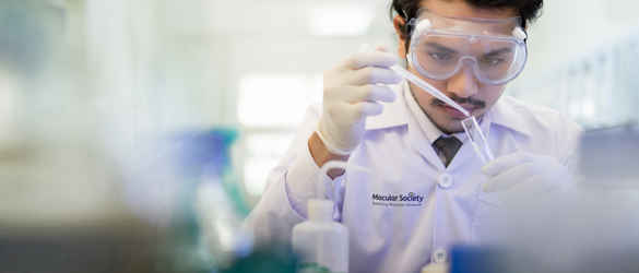 Researcher in laboratory