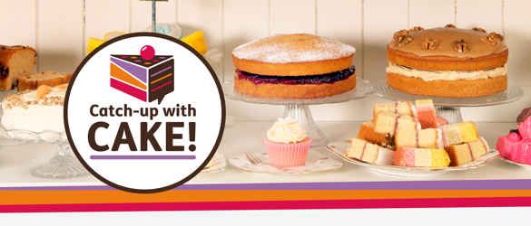 Catch-up with Cake! banner